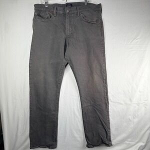 Polo Ralph Lauren Slim Fit Charcoal Gray Jeans Mens 36x30